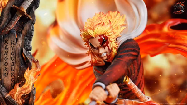 kimetsu No Yaiba Special Studio Kyojuro Rengoku Resin Statue 4