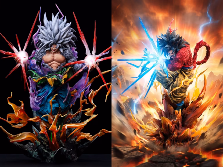 Dragon Ball Iron Curtain Studio SS4 x SS5 Goku Resin Statue