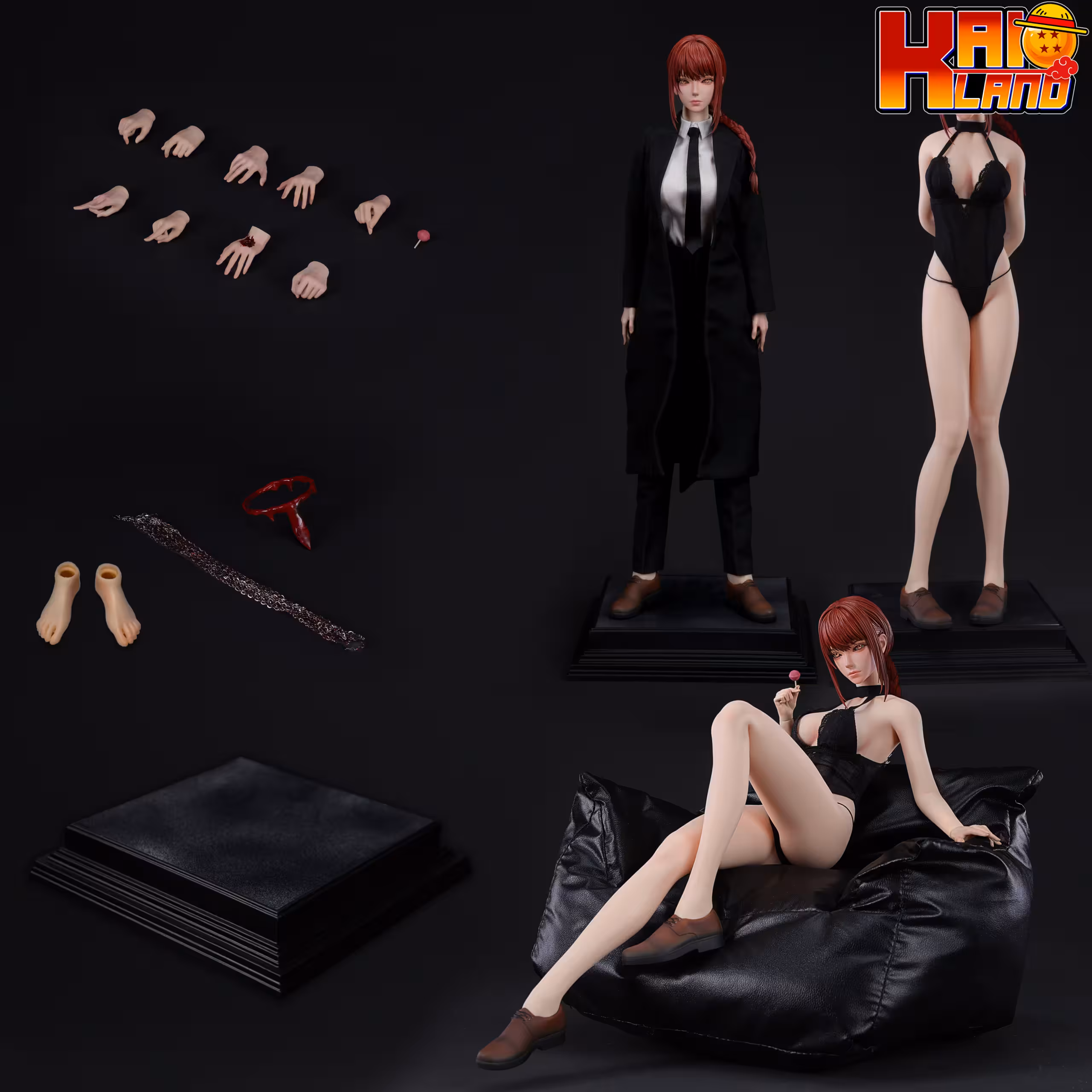 chainsaw man BoxQi Studio Makima Platinum Silicone Articulated Action Figure