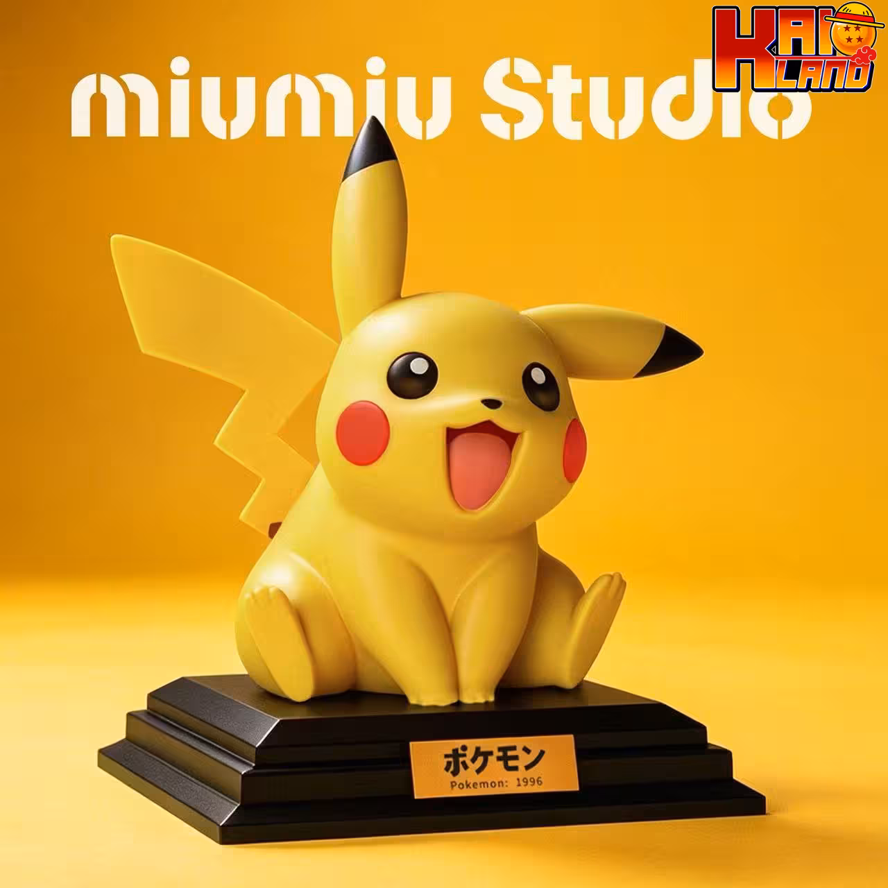 Pokemon Miumiu Studio Pikachu 30 Years Resin Statue