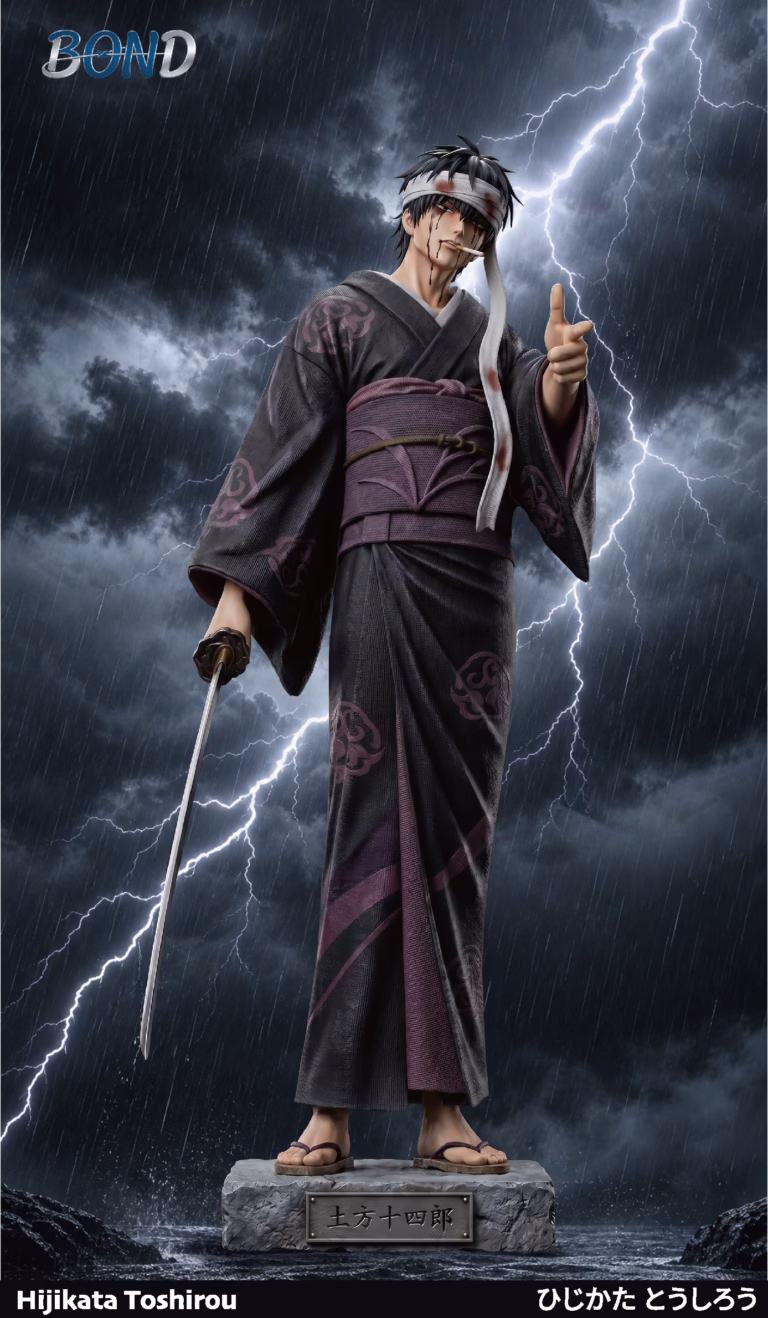 Gintama Bond Studio Toshiro Hijikata Resin Statue