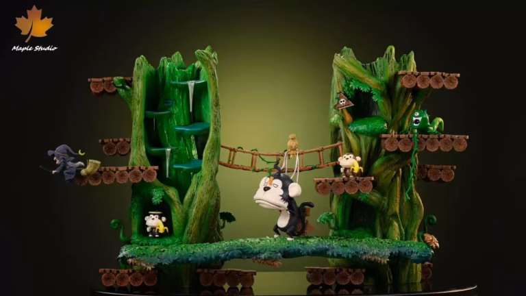 Treasure Island Victoria Harbor Maple Studio Magic Forest Resin Statue