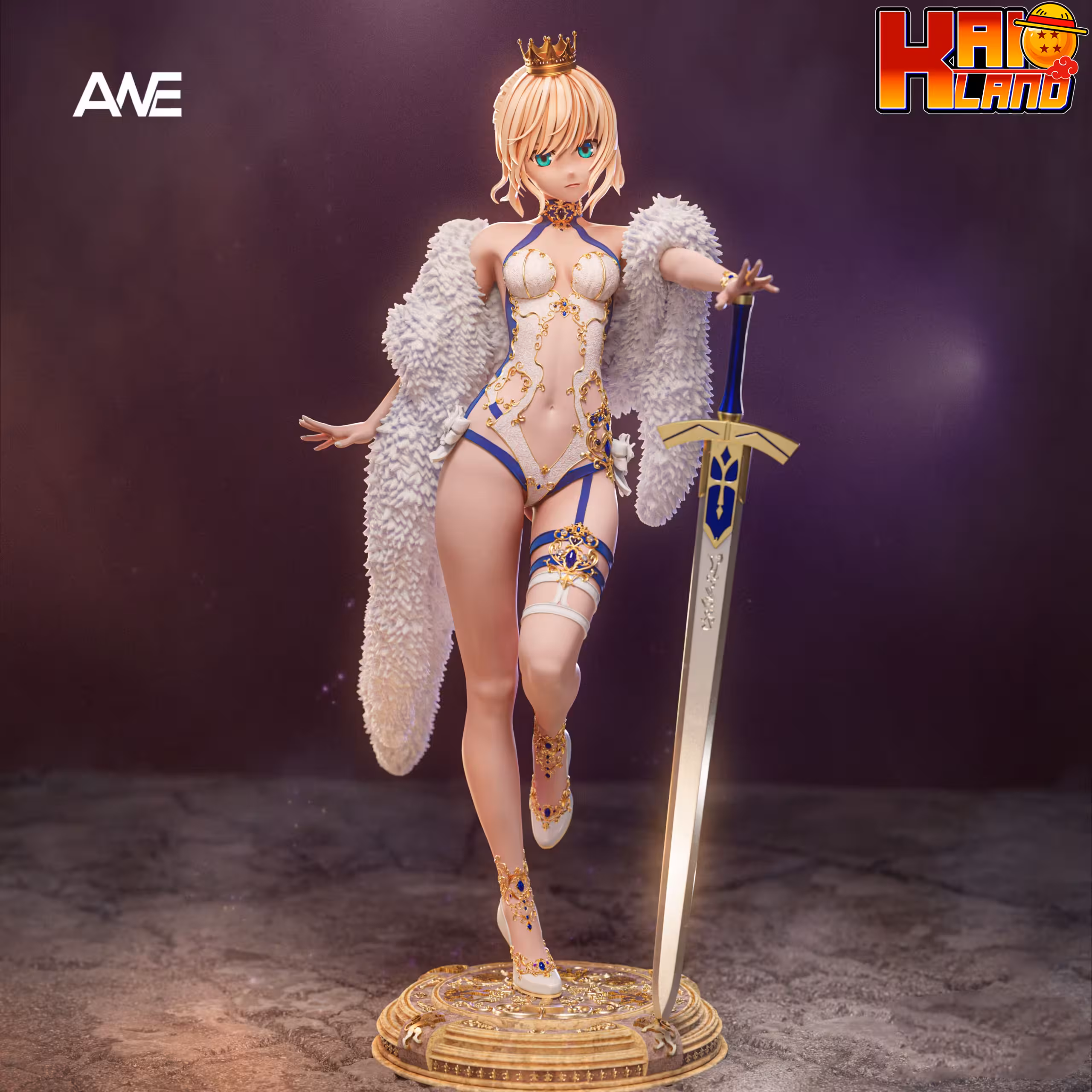 Fate Stay night de Type Moon ANE Studio Saber Artoria Pendragon Resin Statue