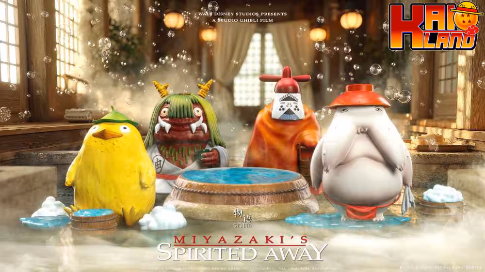 Spirited Away Wu yu Studio Bathhouse Gods Resin Statue