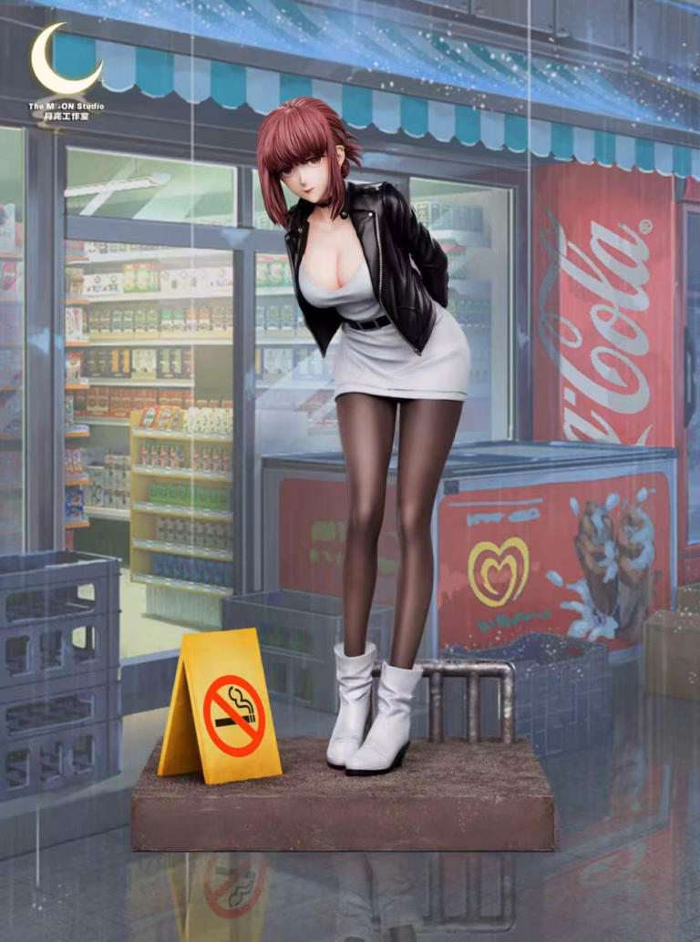 Smoking Behind the Supermarket with You The Moon Studio Tayama Resin Statue