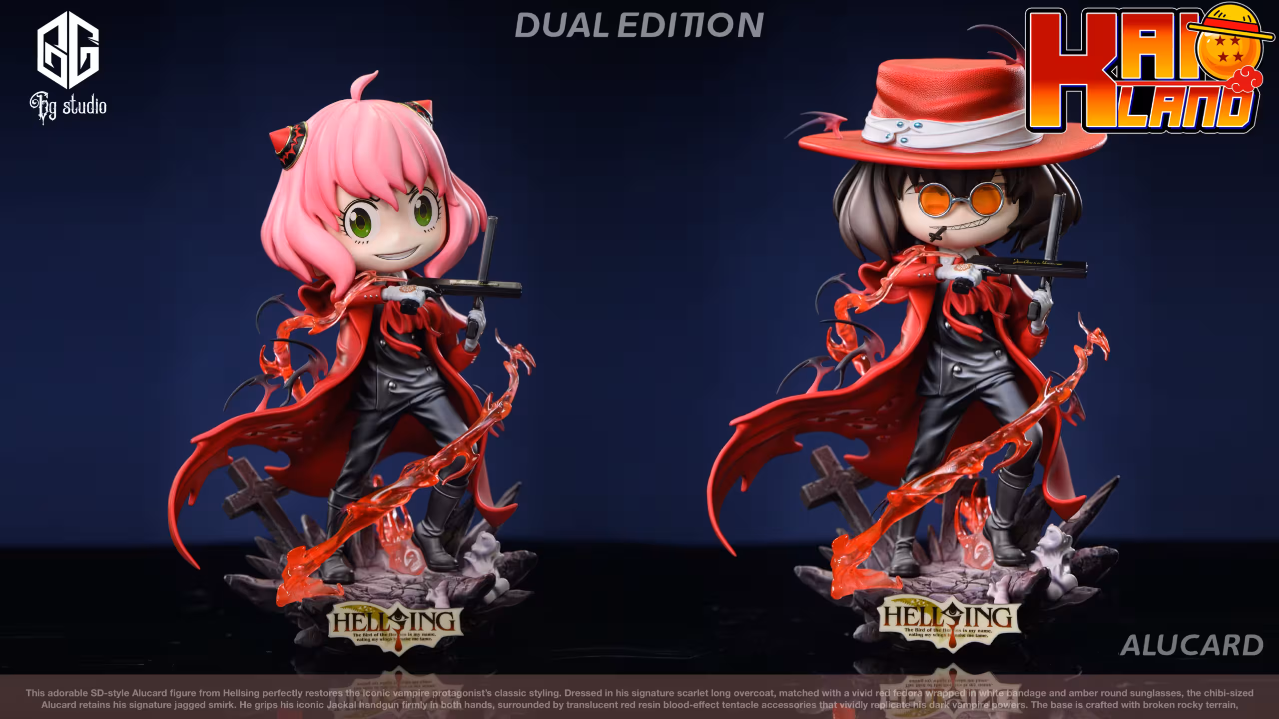 Spy x Family BG Studio Alucard x Anya Resin Statue