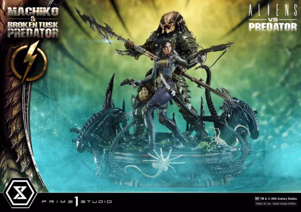 Aliens vs Predator Prime 1 Studio Machiko x Broken Tusk Predator Licensed Resin Statue 1