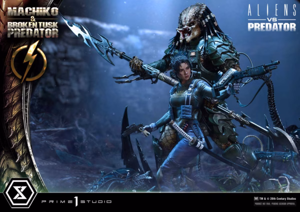 Aliens vs Predator Prime 1 Studio Machiko x Broken Tusk Predator Licensed Resin Statue 2