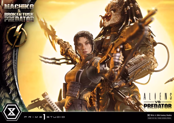 Aliens vs Predator Prime 1 Studio Machiko x Broken Tusk Predator Licensed Resin Statue 3