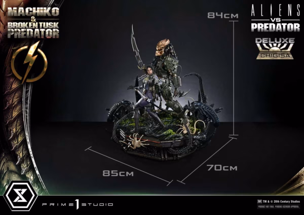 Aliens vs Predator Prime 1 Studio Machiko x Broken Tusk Predator Licensed Resin Statue 5