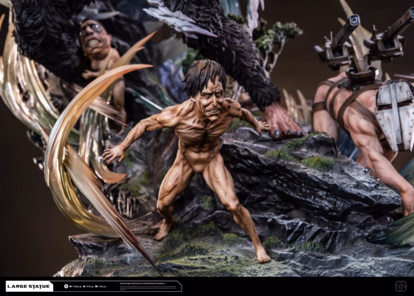Attack On Titan Hertz Studio Beasts on the Prowl Resin Statue 2