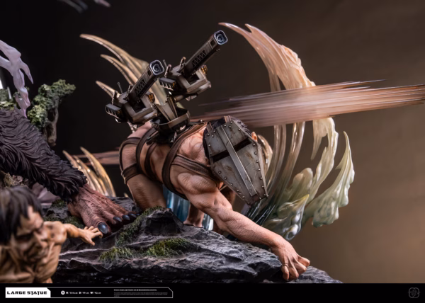 Attack On Titan Hertz Studio Beasts on the Prowl Resin Statue 4