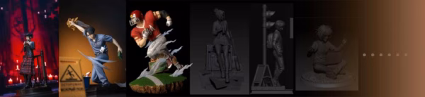 Attack on Titan Model Power Studio Reiner Braun Resin Statue 5