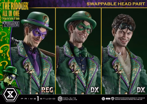 Batman Prime 1 Studio The Riddler Licensed Resin Statue 2