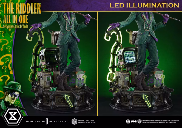 Batman Prime 1 Studio The Riddler Licensed Resin Statue 7