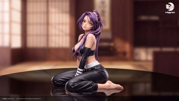 Bleach Happy Cat Studio Yoruichi Shihouin Resin Statue 2