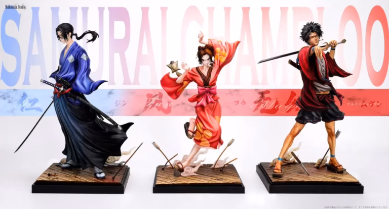 Samurai Champloo Mahakala Studio Jin x Mugen x Fuu Resin Statue