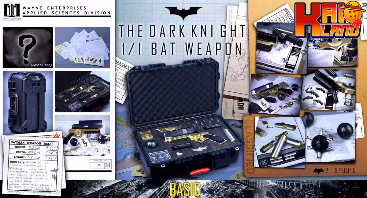 DC Comics Z Studio Batman Weapon Replica Series Volume 2 Christian Bale Edition Resin Statue