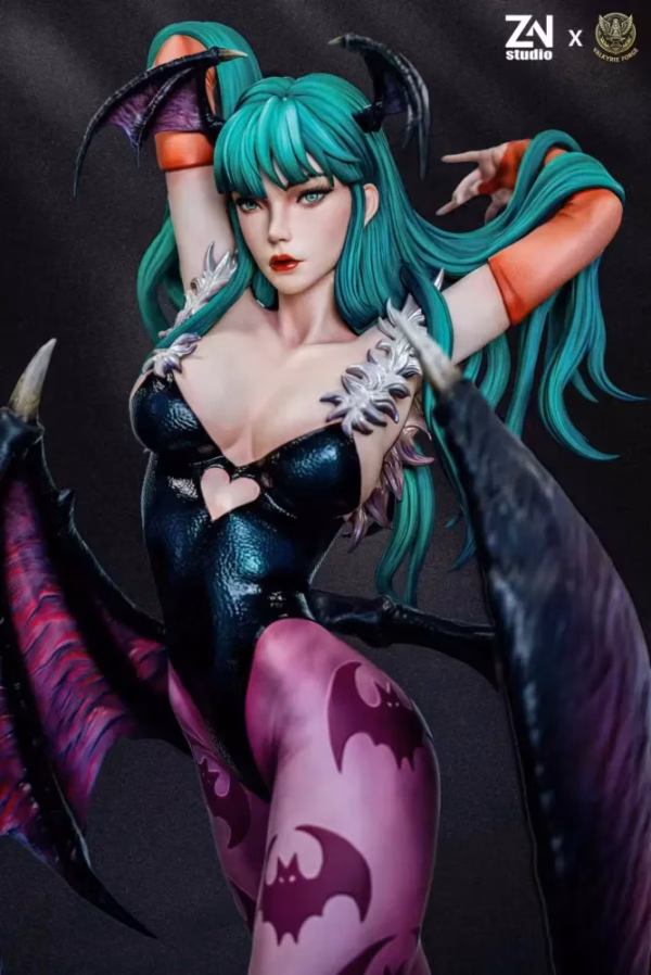 Darkstalkers ZN Studio X Valkyrie Forge Studio Morrigan Aensland Resin Statue 3