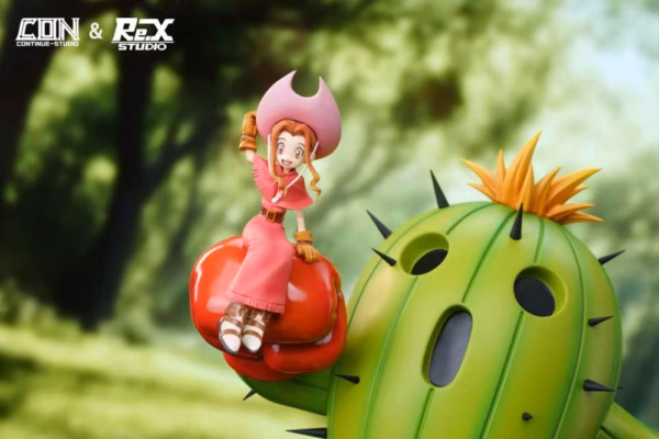 Digimon Continue X Rex Studio Togemon X Mimi Tachikawa Resin Statue 2