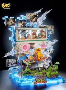 Digimon EMO Studio The First Generation of Digimon Resin Statue