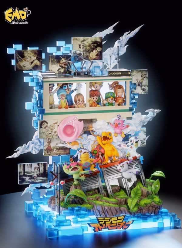 Digimon EMO Studio The First Generation of Digimon Resin Statue 1