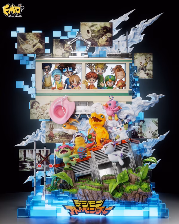 Digimon EMO Studio The First Generation of Digimon Resin Statue 2