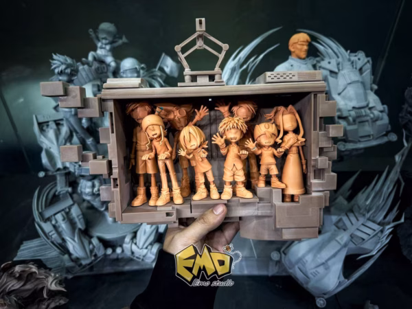 Digimon EMO Studio The First Generation of Digimon Resin Statue 6