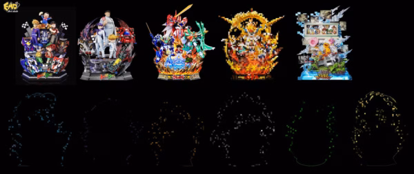 Digimon EMO Studio The First Generation of Digimon Resin Statue 7