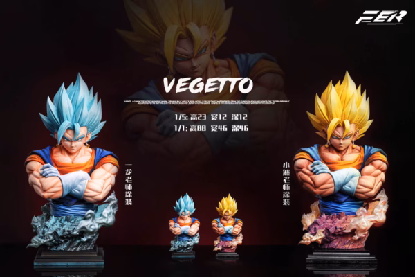 Dragon Ball FER Studio Vegetto Bust Resin Statue 1