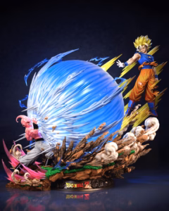 Dragon Ball KD Collectibles Spirit Bomb Triumphant Goku vs Kid Buu Resin Statue