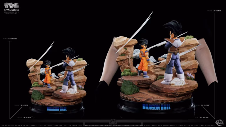 Dragon Ball Legend Studio Goku Vs Vegeta Resin Statue