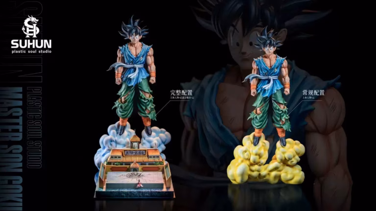 Dragon Ball Plastic Soul Studio Goku Blue Outfit Resin Statue