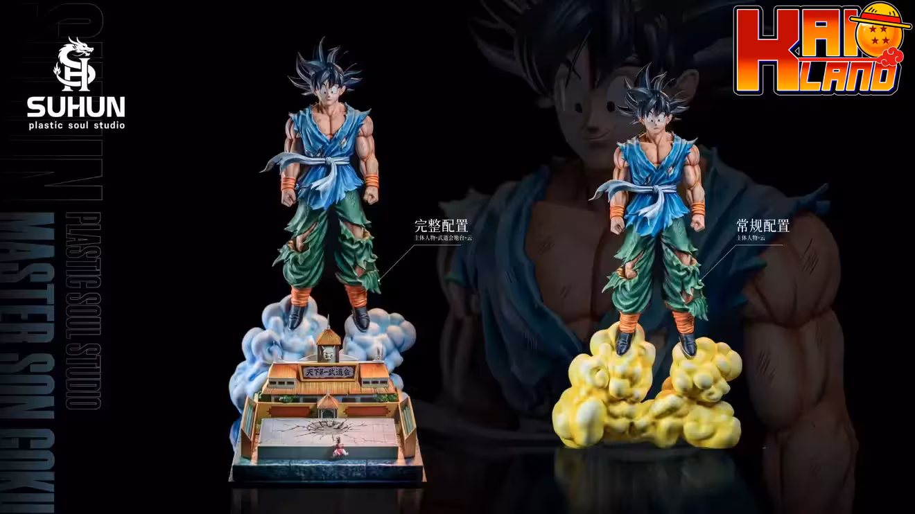 Dragon Ball Plastic Soul Studio Goku Blue Outfit Resin Statue