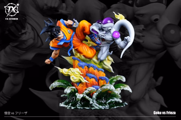 Dragon Ball TX Studio Goku vs Freezer Resin Statue 1