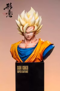 Dragon Ball Xingyi Studio Super Saiyan 2 Son Goku Bust Resin Statue