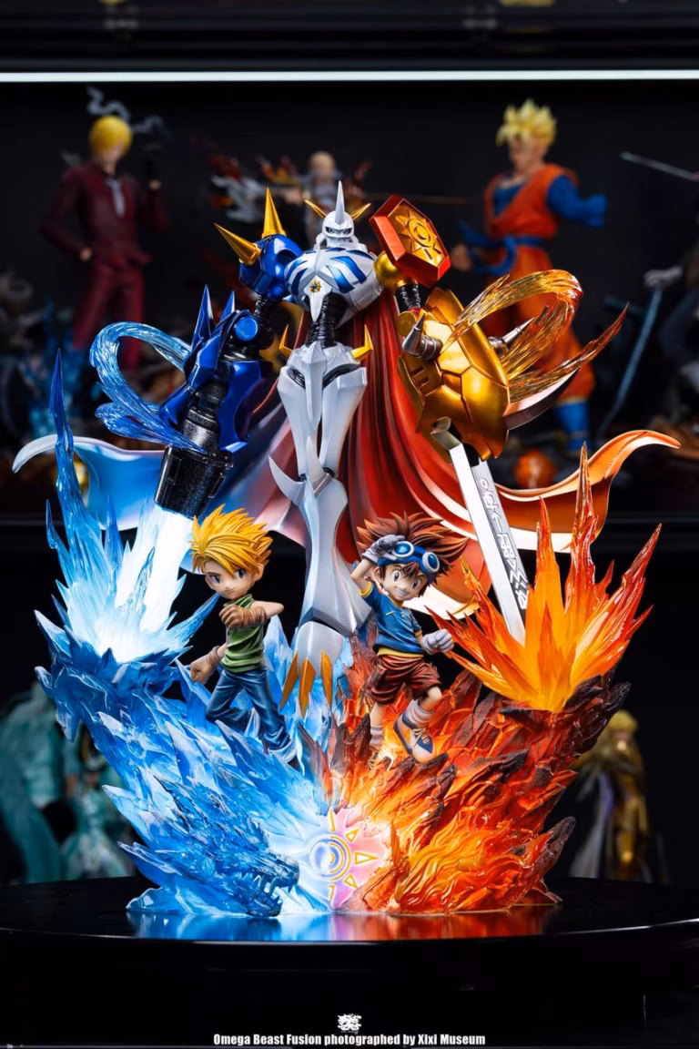 Digimon Dreammaker Studio Dmega Beast Fusion Resin Statue
