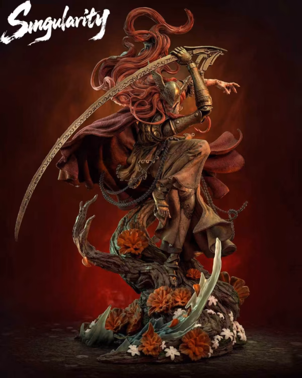 Elden Ring Singularity Studio Malenia Resin Statue 1