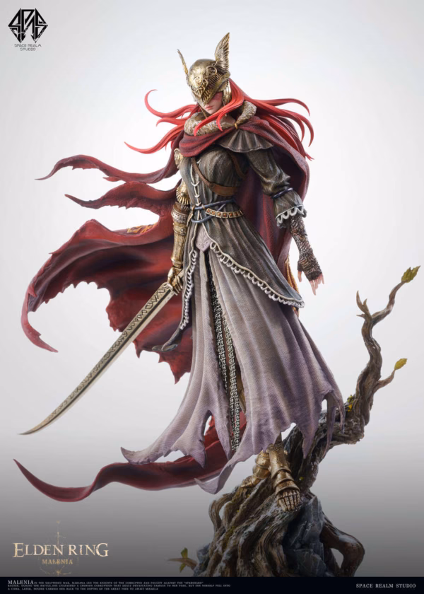 Elden Ring Space Realm Studio Malenia Resin Statue 3