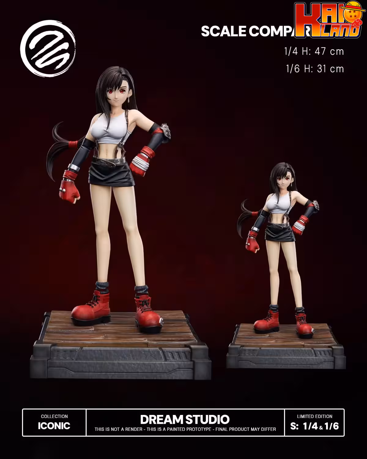 Final Fantasy Dream Studio Tifa Lockhart Resin Statue