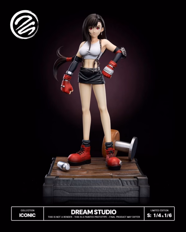Final Fantasy Dream Studio OG Tifa FFVII Resin Statue 1