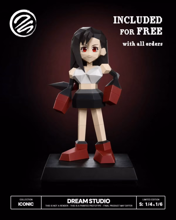 Final Fantasy Dream Studio OG Tifa FFVII Resin Statue 7