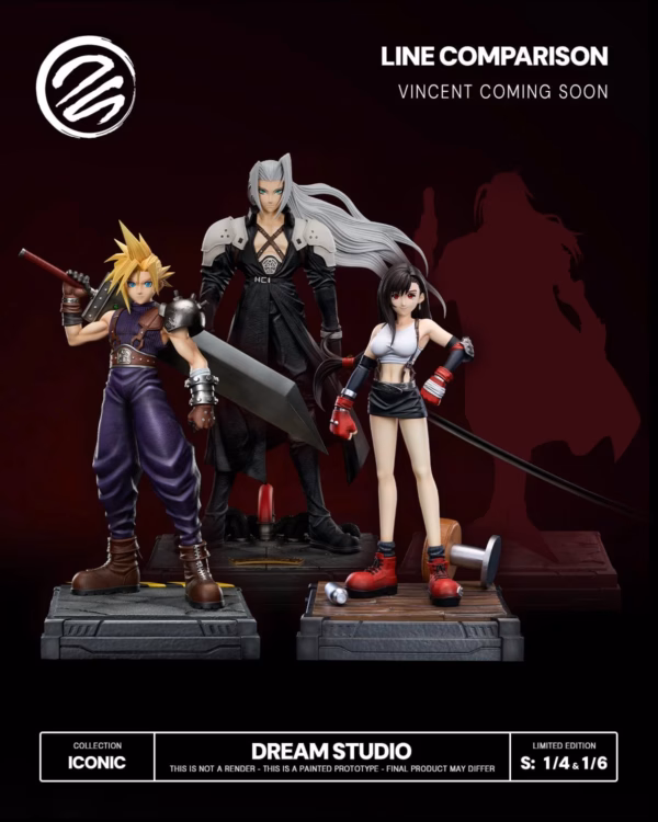 Final Fantasy Dream Studio OG Tifa FFVII Resin Statue 9