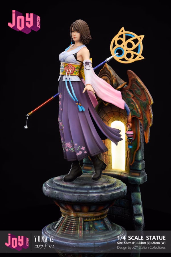 Final Fantasy Joy Station Yuna Resin Statue 7