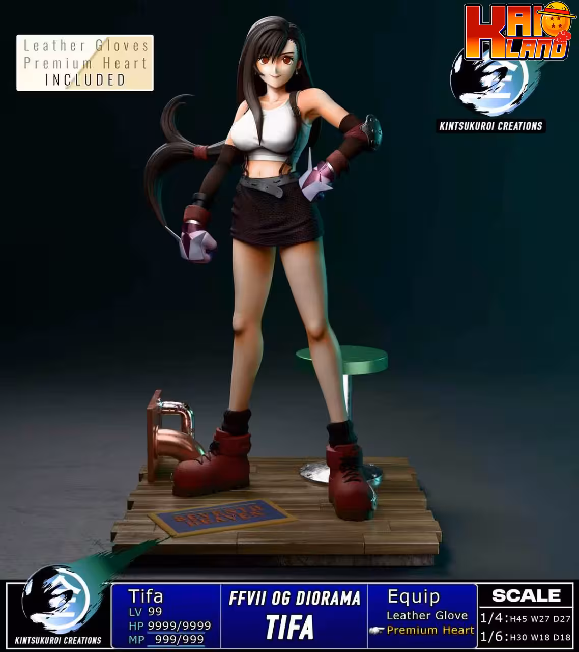 Final Fantasy Kintsukuroi Creations Tifa Resin Statue