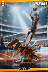 Haikyu Hikari Studio Tobio Kageyama Resin Statue
