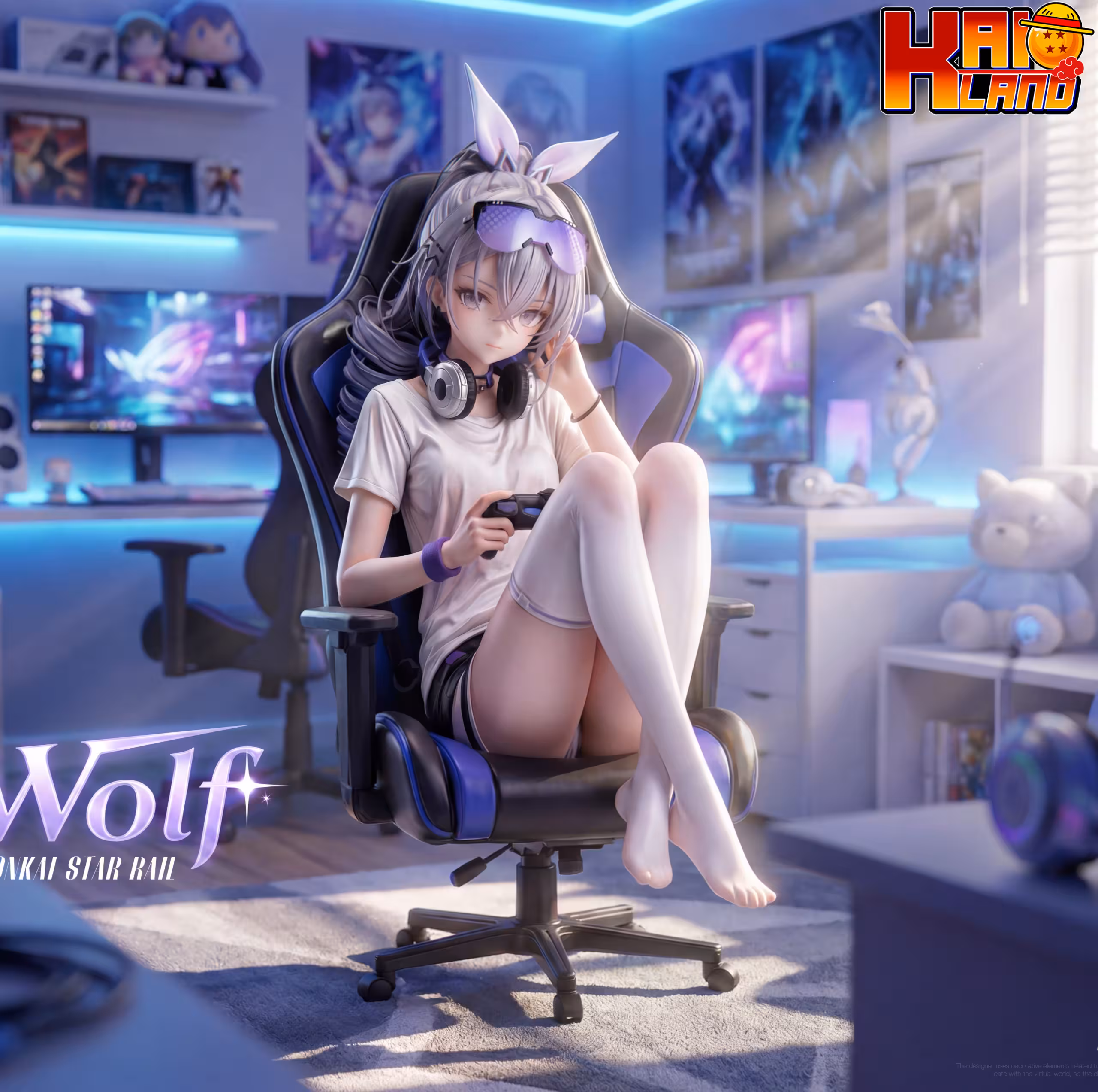 Honkai Impact Sky Railway X Dream Studio Silver Wolf from the Starry Resin Statue