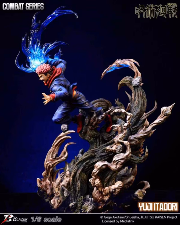 Jujutsu Kaise Blazer Studio Yuji Itadori Vs Aoi Todo Licensed Resin Statue 6
