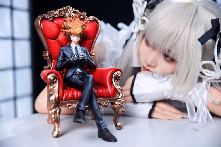 Katekyo Hitman Reborn Peak Studio Sawada Tsunayoshi Resin Statue