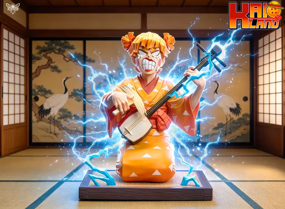 Kimetsu No Yaiba Firefly Studio Agatsuma Zenitsu Resin Statue